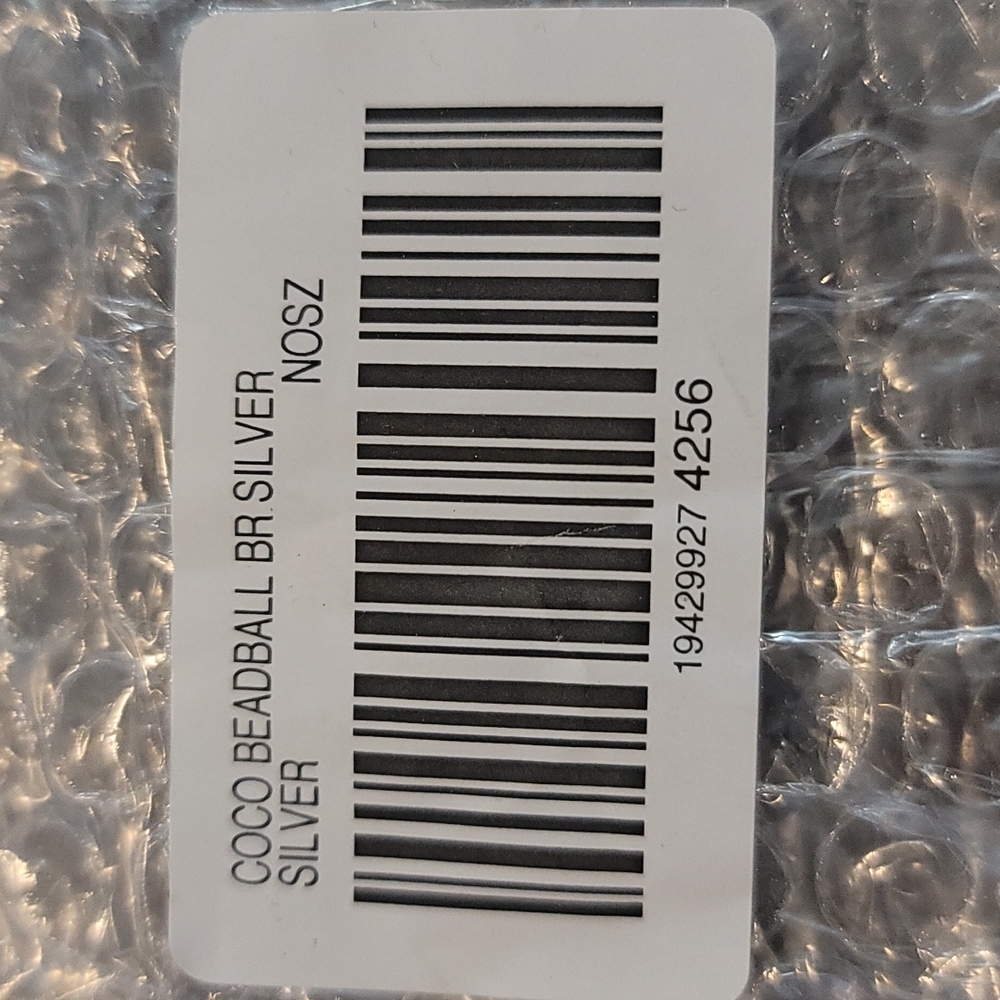 Silver Beaded Braclet - image 4